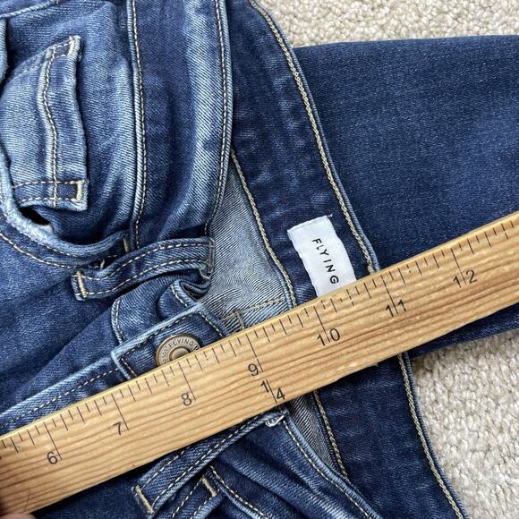 Flying Monkey Women Jeans Size 26 Blue Stretch 26" Inseam Dark Wash 64-10 - Picture 6 of 8